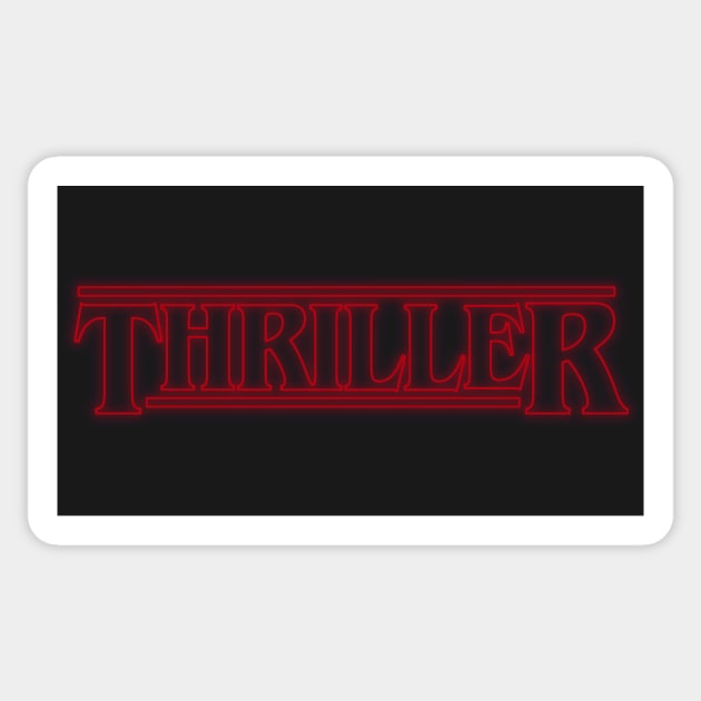 Stranger Things Thriller Sticker by paddy